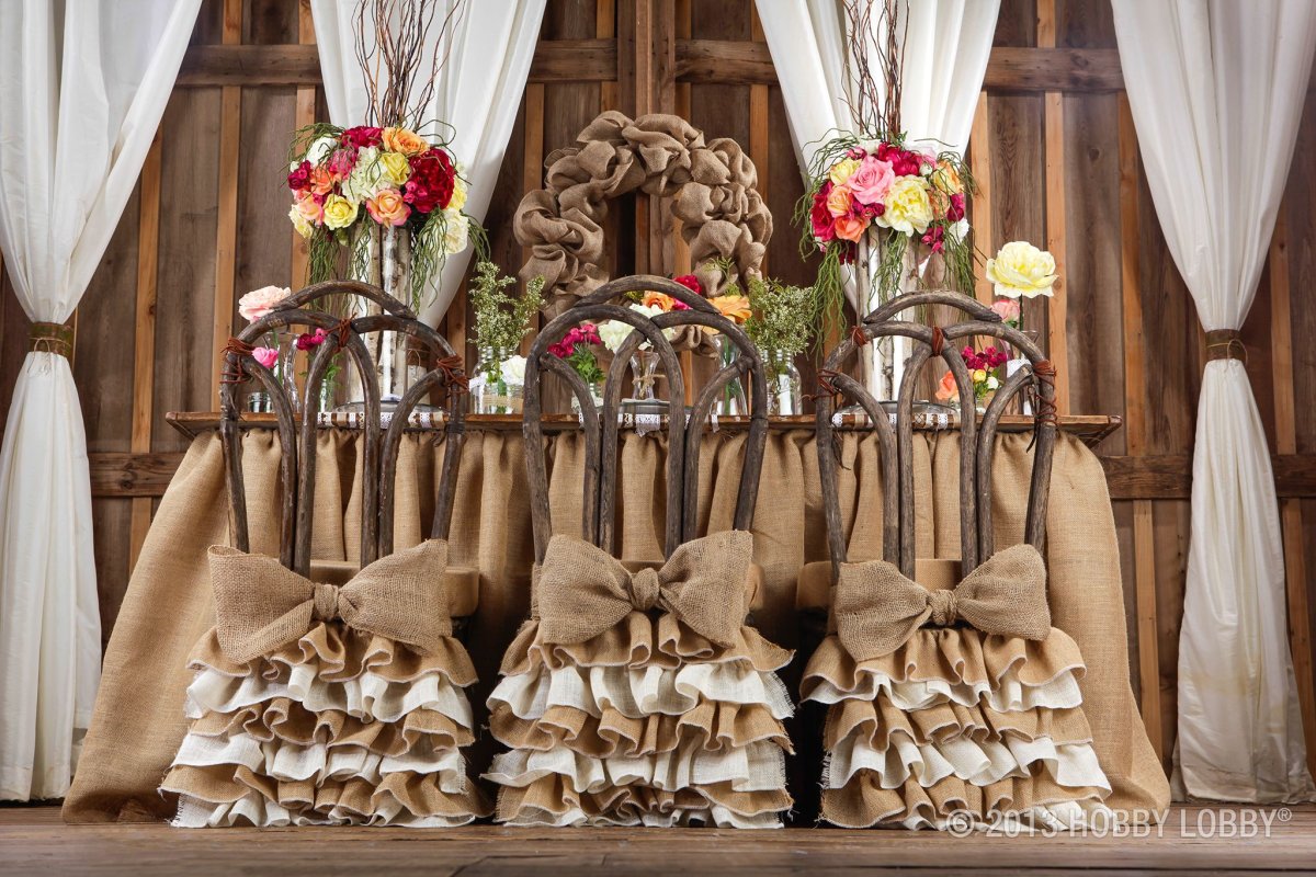 Текстиль в стиле рустик