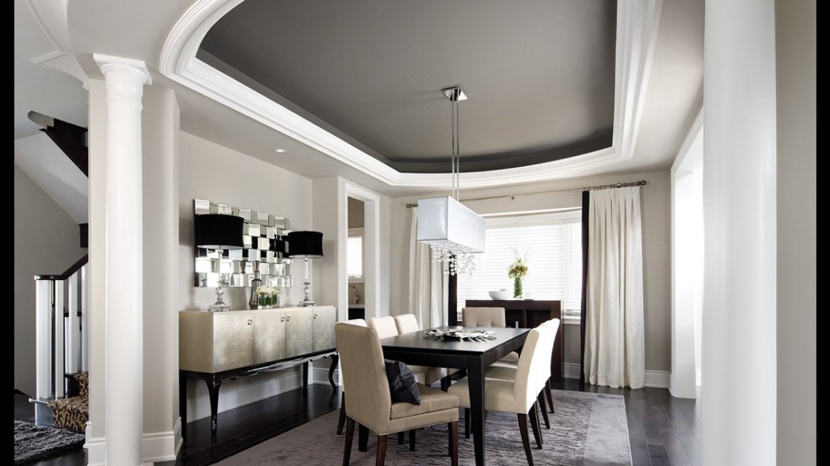 Потолок в интерьере