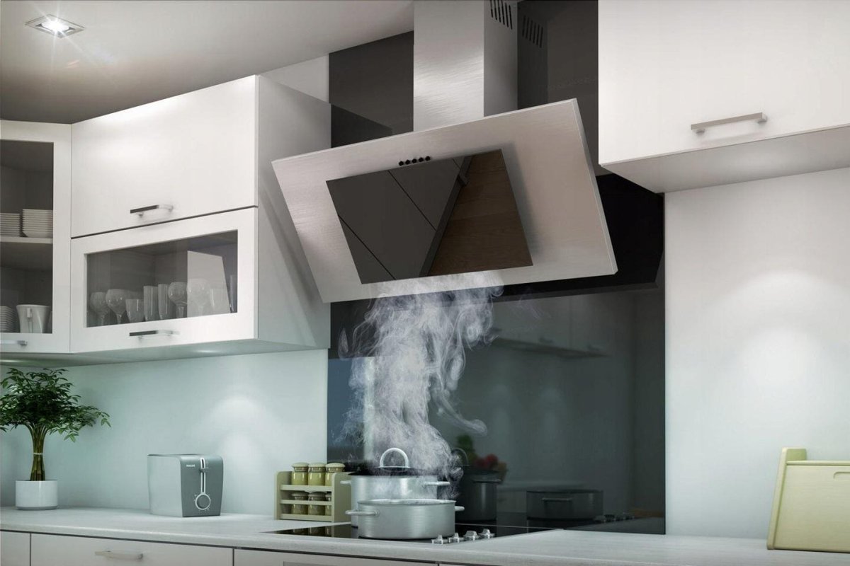 Каминная вытяжка k Design Iside nicchia 90 WH