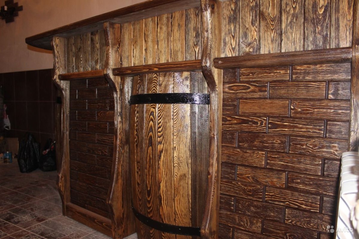 Баня обшитая необрезной доской