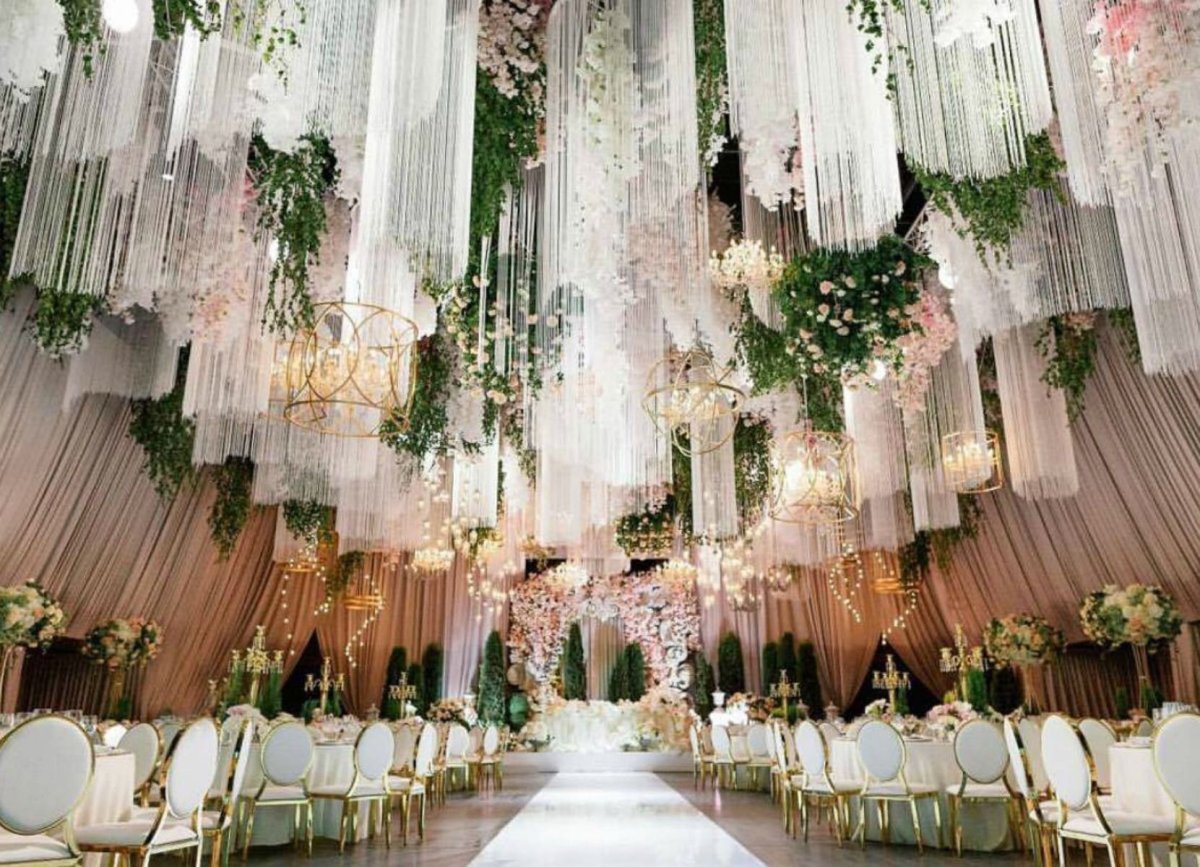 Необычный декор свадьбы