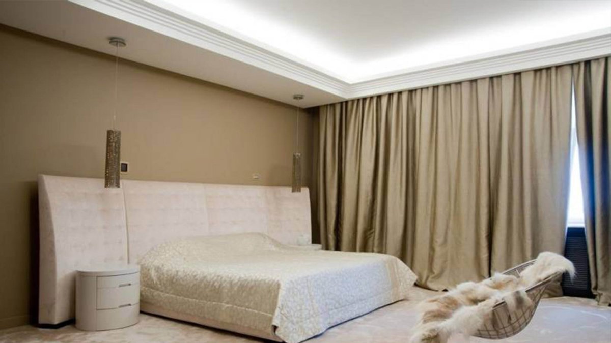 Скрытый карниз для штор