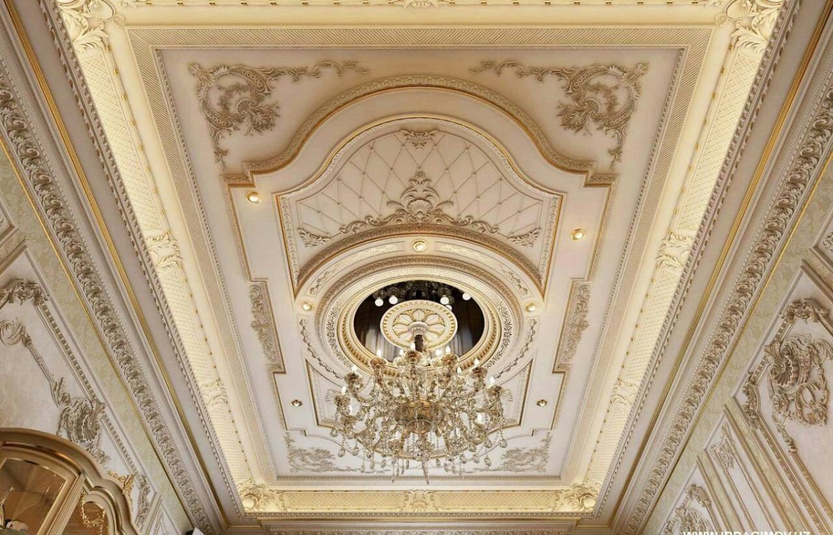 Классические фигурные потолки