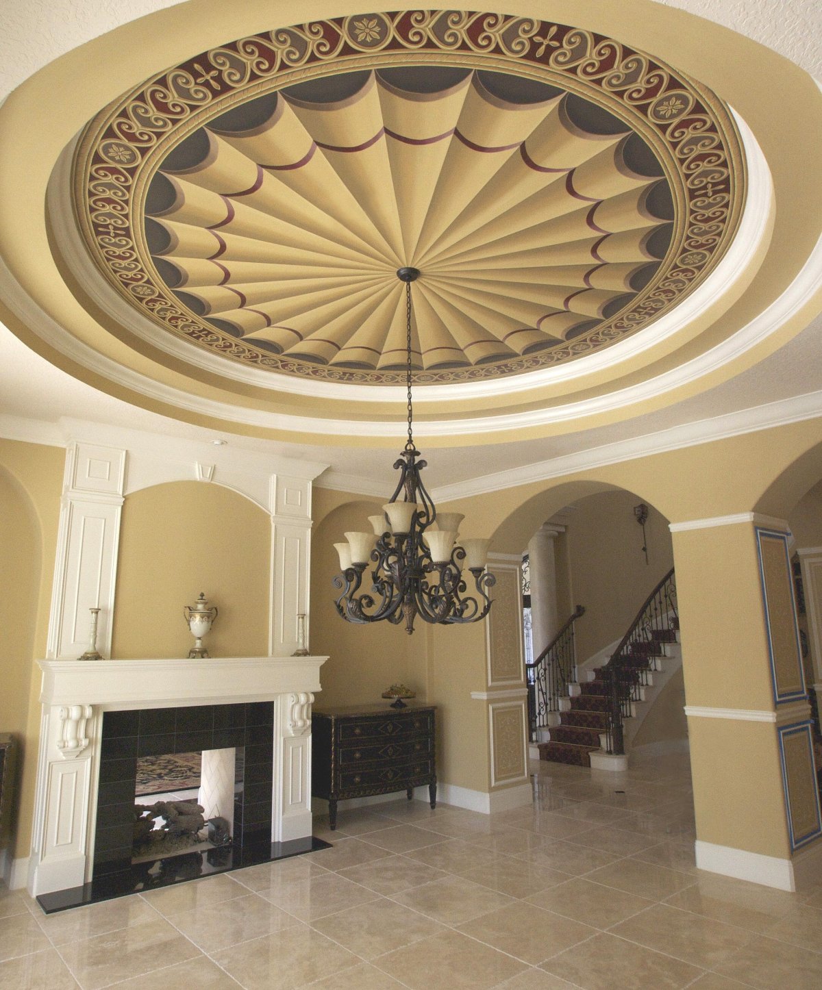 Многоуровневые потолки классика