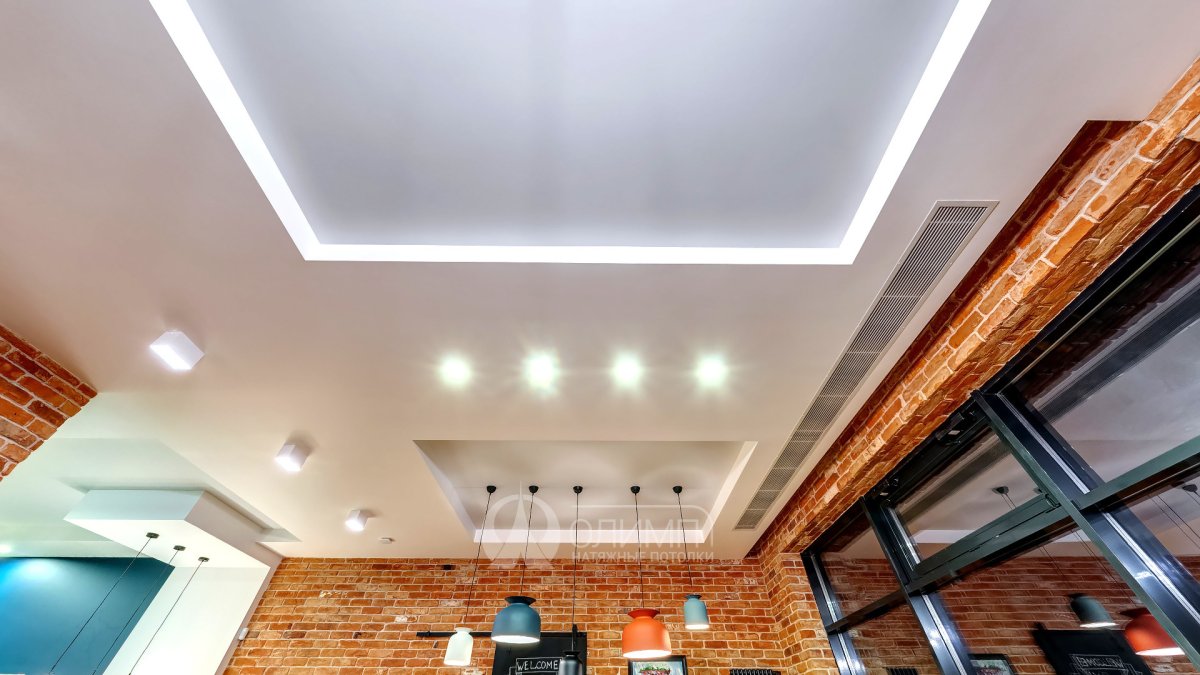 Подвесной потолок в интерьере