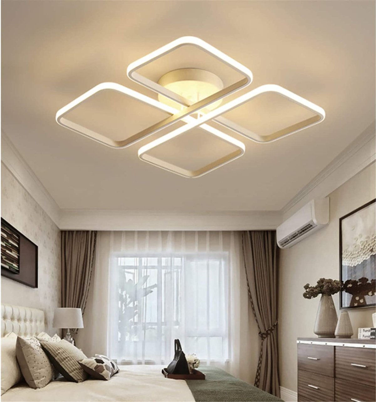 Квадратные люстры для натяжных потолков