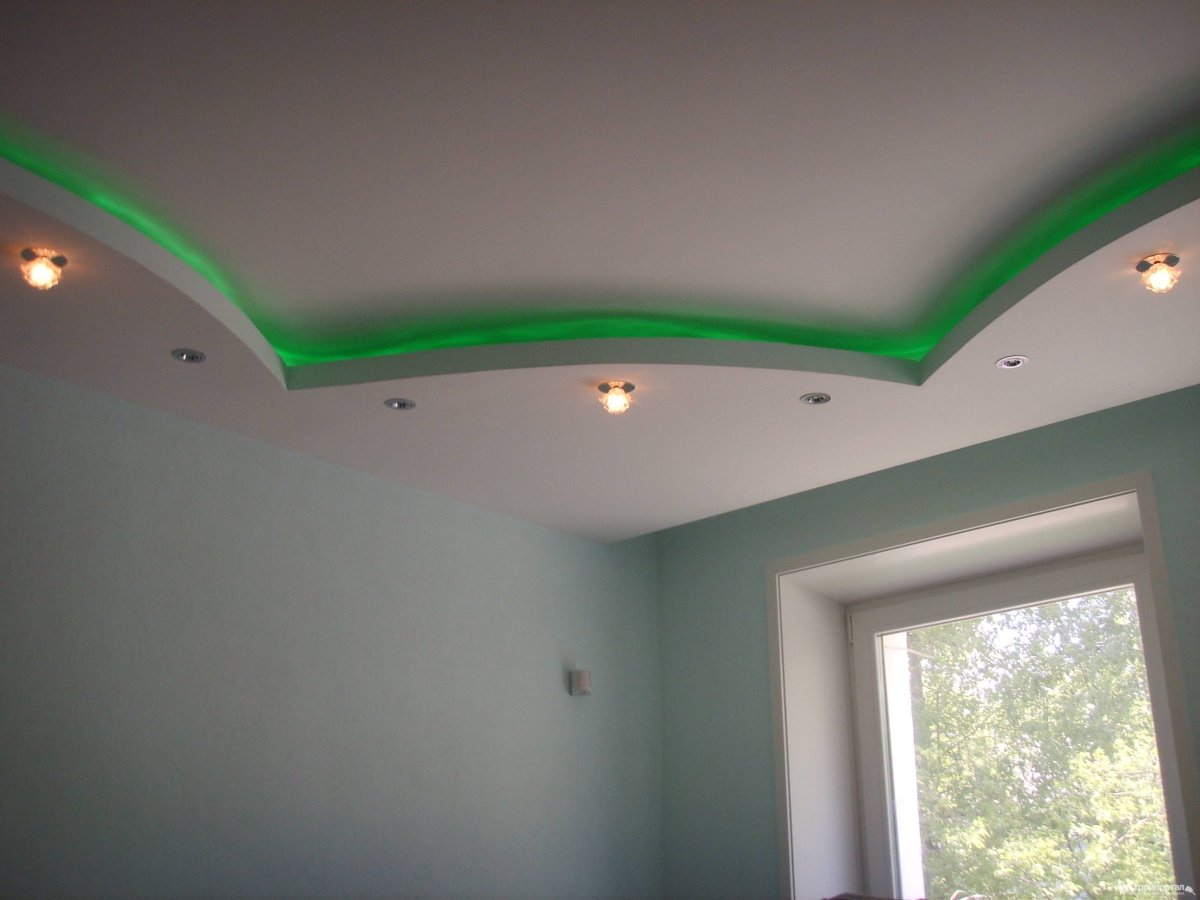 Потолок из ГКЛ