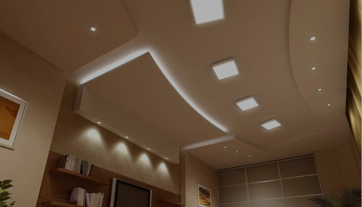 Потолок гипсокартон