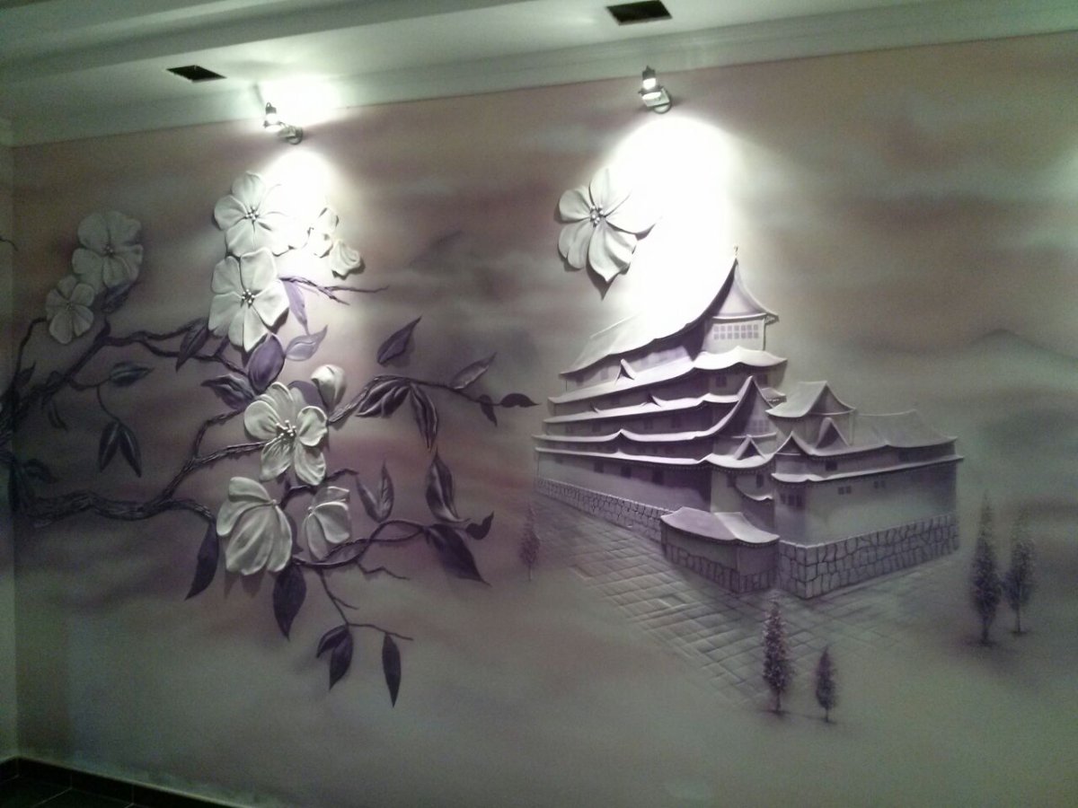 Барельеф на стене эскизы