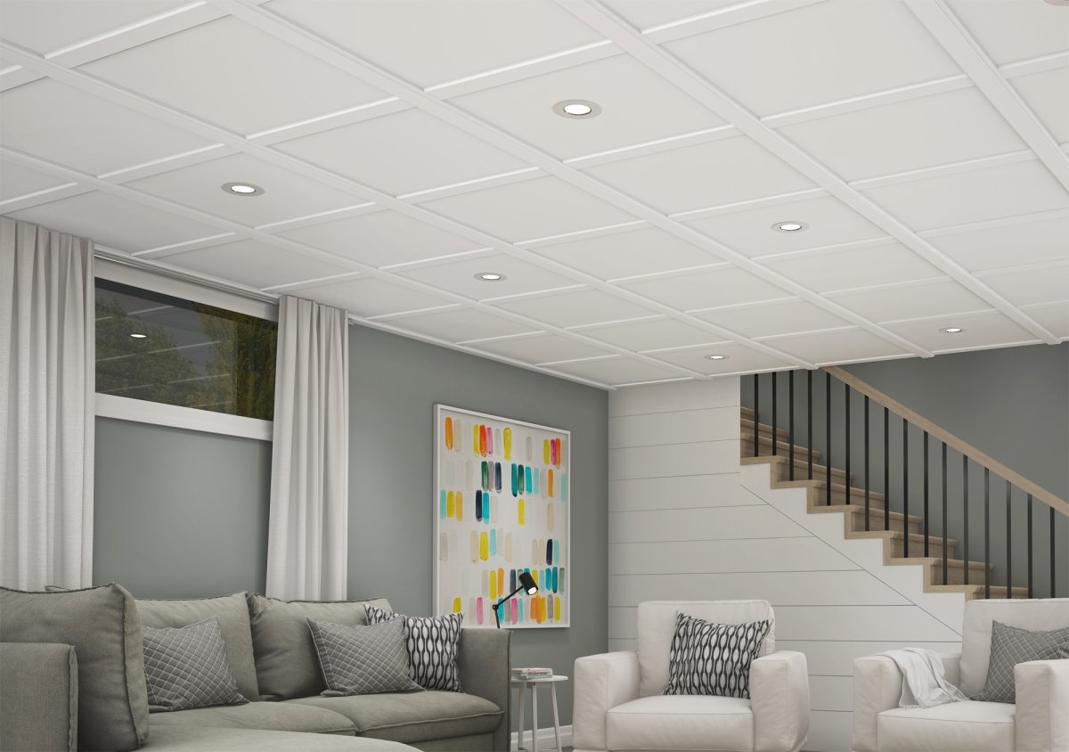 Потолок Армстронг в классическом интерьере