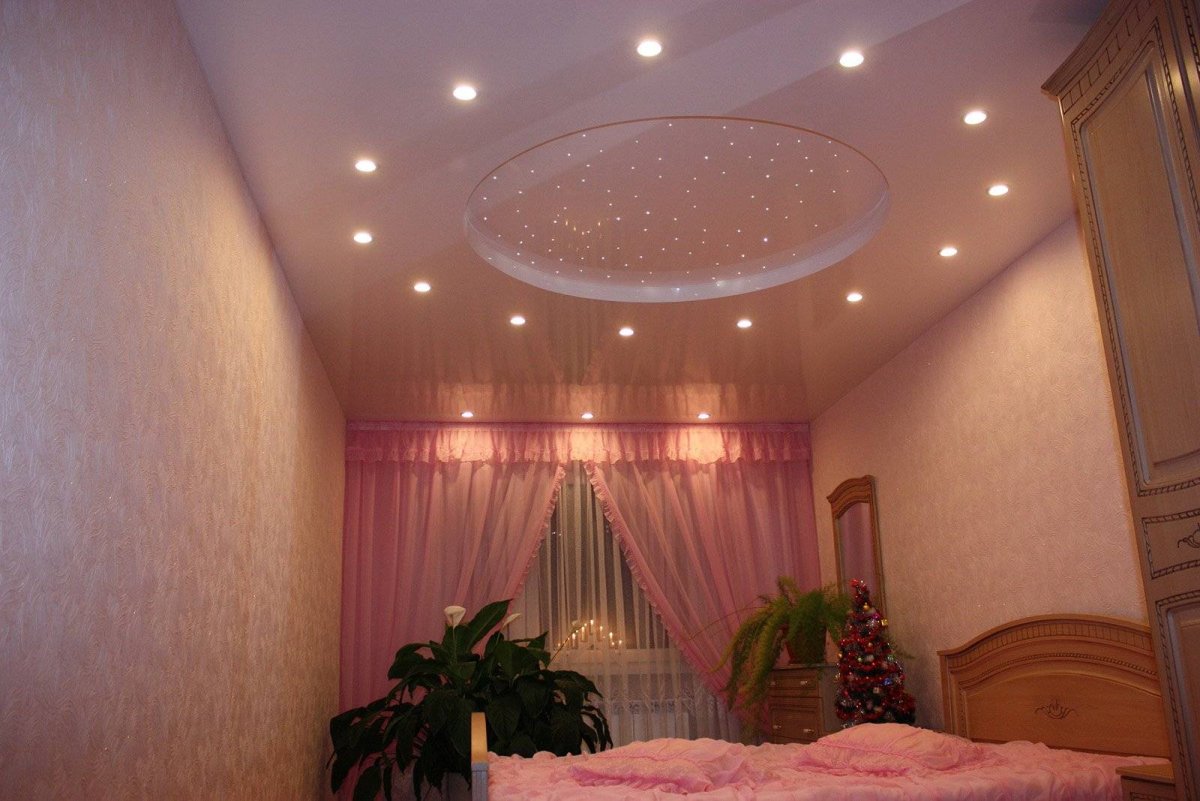 Точечные светильники для натяжных потолков