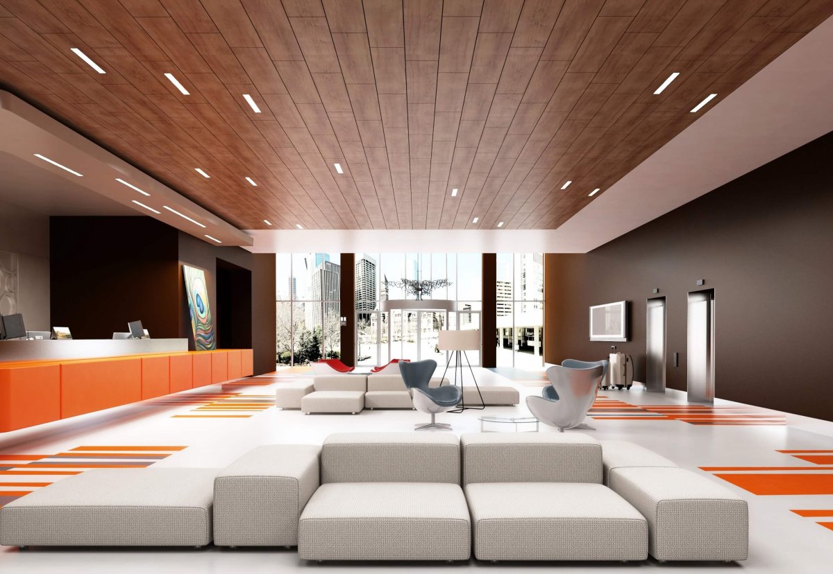 Деревянный потолок