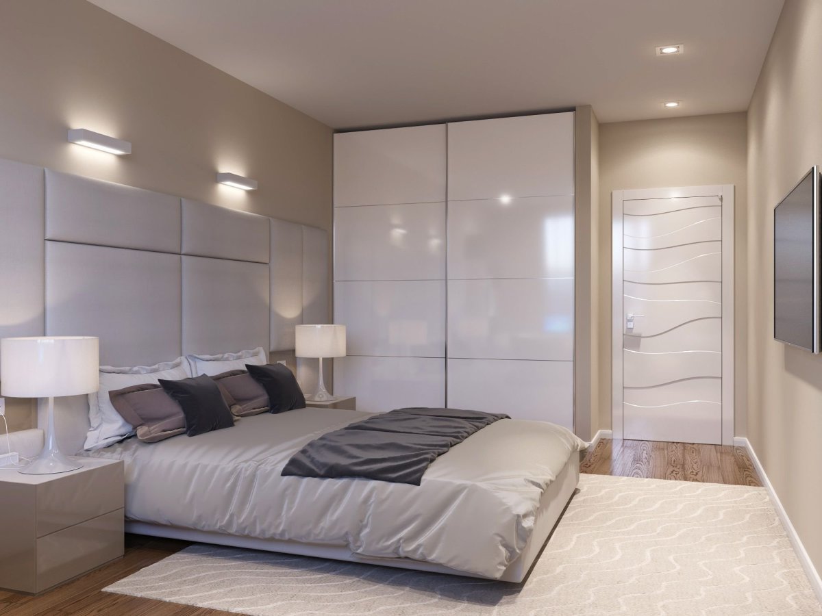 Спальня со встроенным шкафом