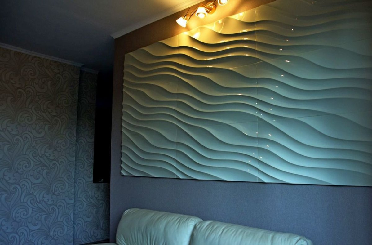 Гипсовые 3д панели для стен