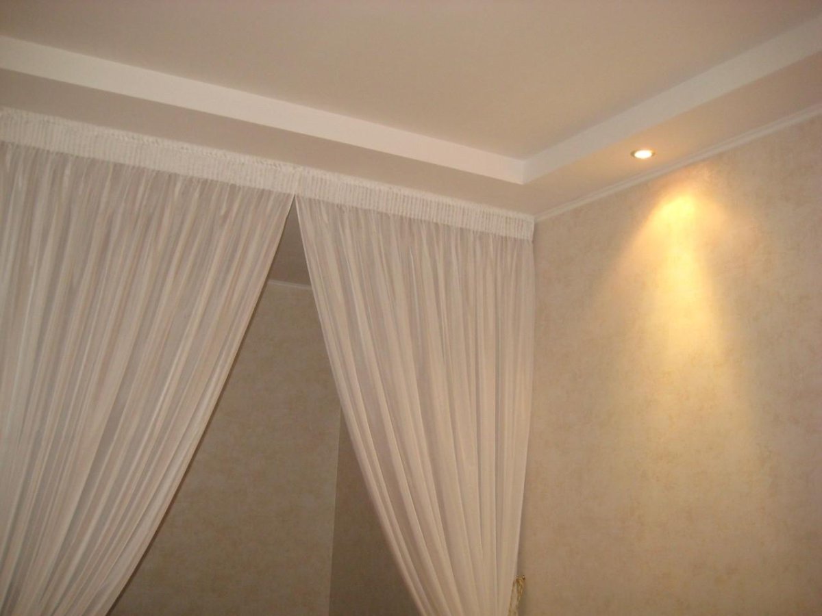 Карниз из гипрока для штор