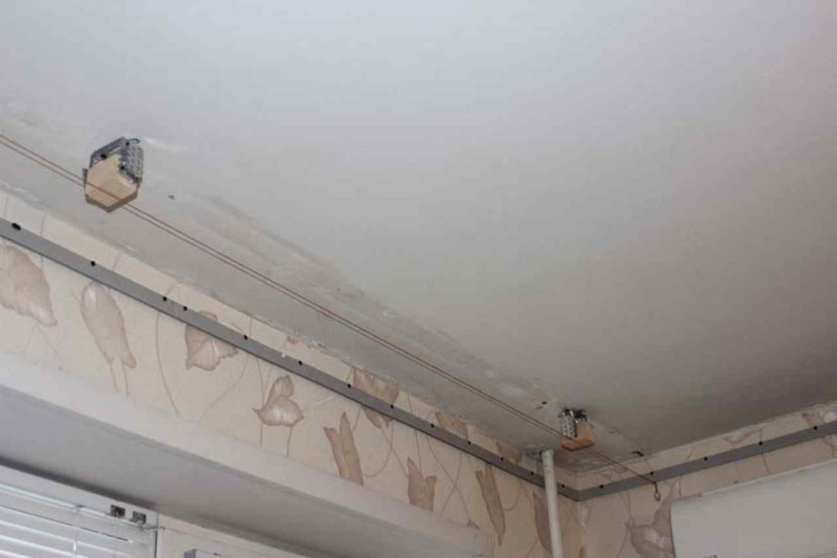 Закладные под гардину для натяжного потолка