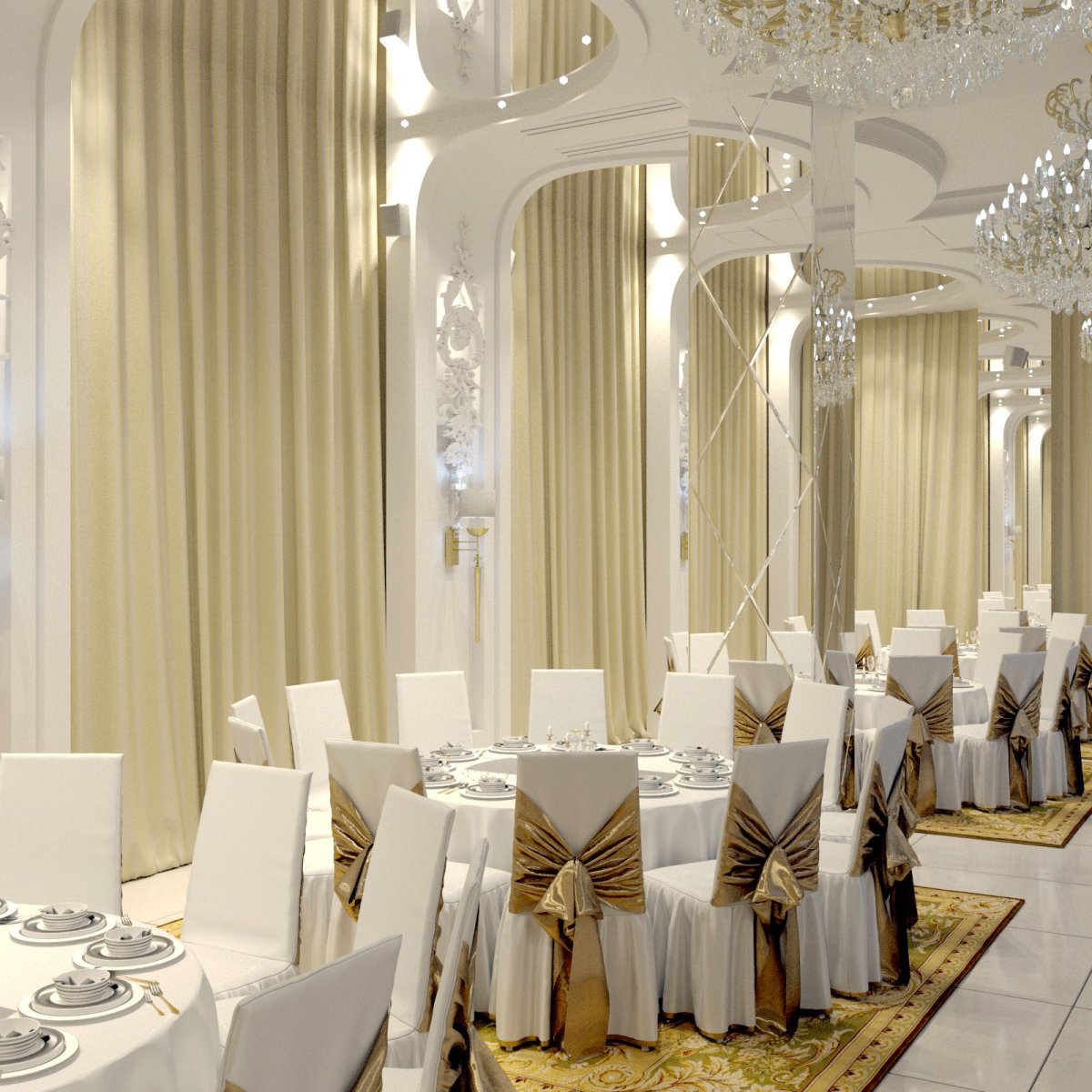 Цветы для украшения зала