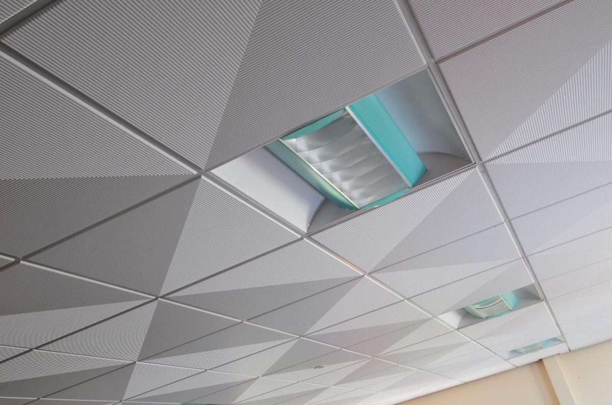 Подвесной потолок Armstrong Graphis Microlook diagonal 600x600x17мм