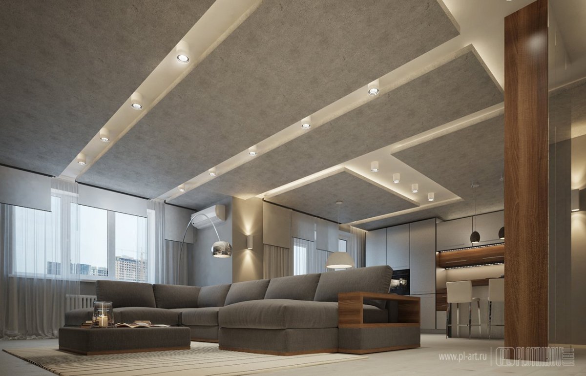 Потолок в стиле Минимализм