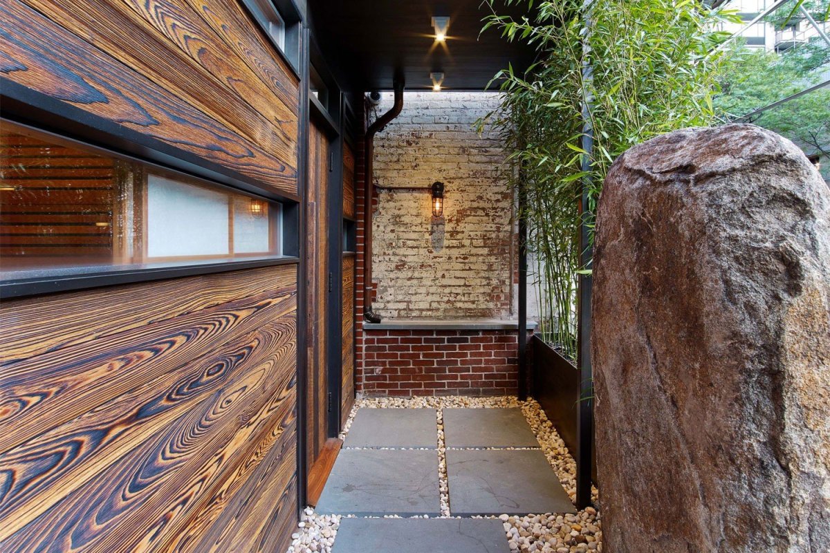 Shou Sugi ban фасад