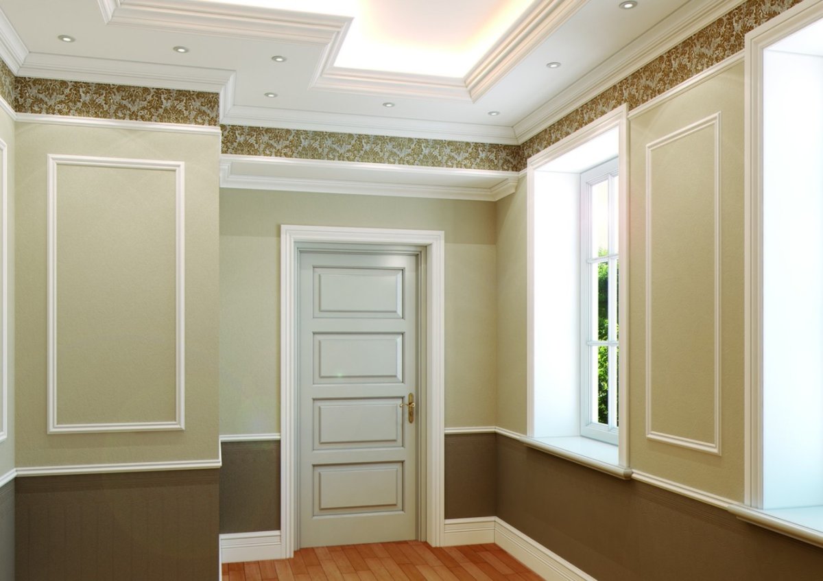 Полиуретановые молдинги в интерьере