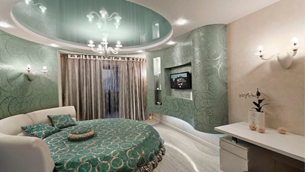 Потолок с облаками в интерьере