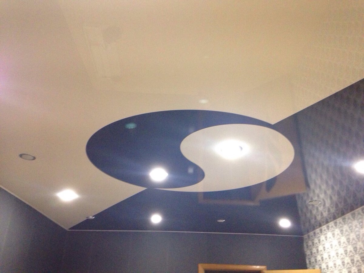 Натяжной потолок Инь Янь