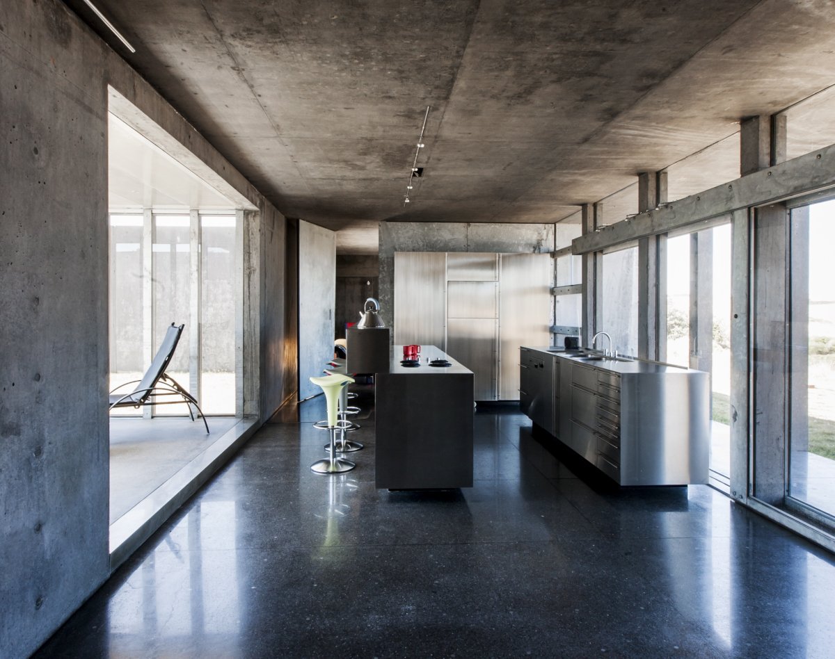 Потолок лофт бетон