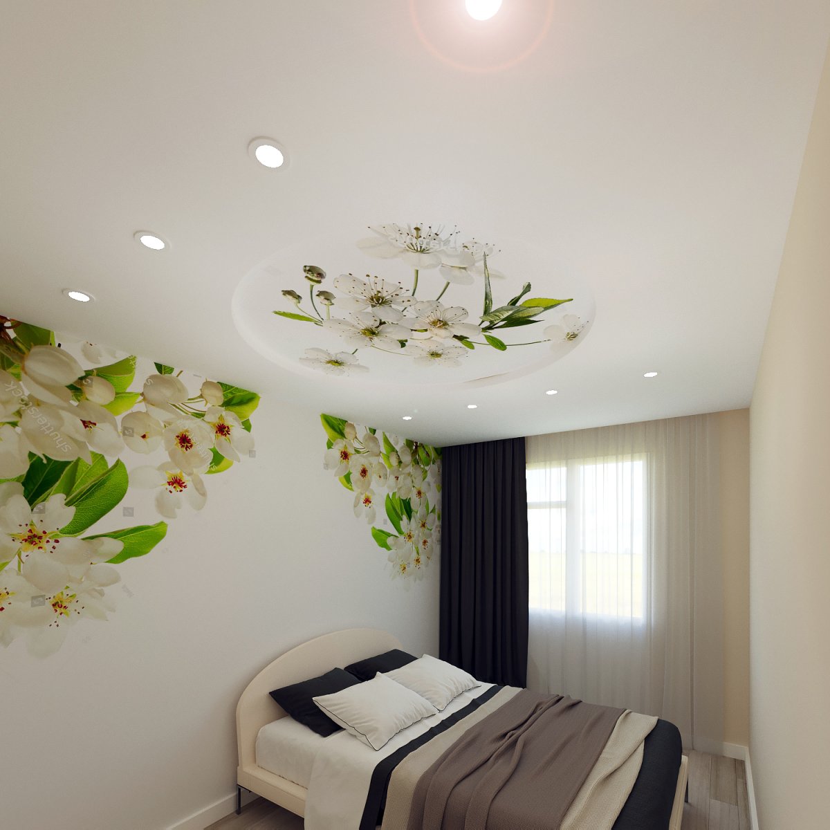 Натяжные потолки с фотопечатью