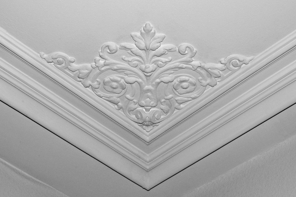 Узоры на потолке из пенопласта