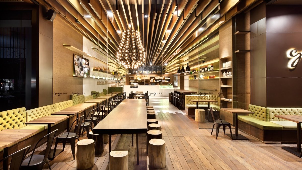 Современный интерьер кафе