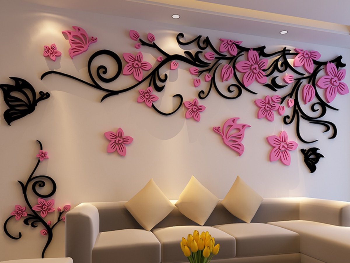 Подвесной потолок с сакурой