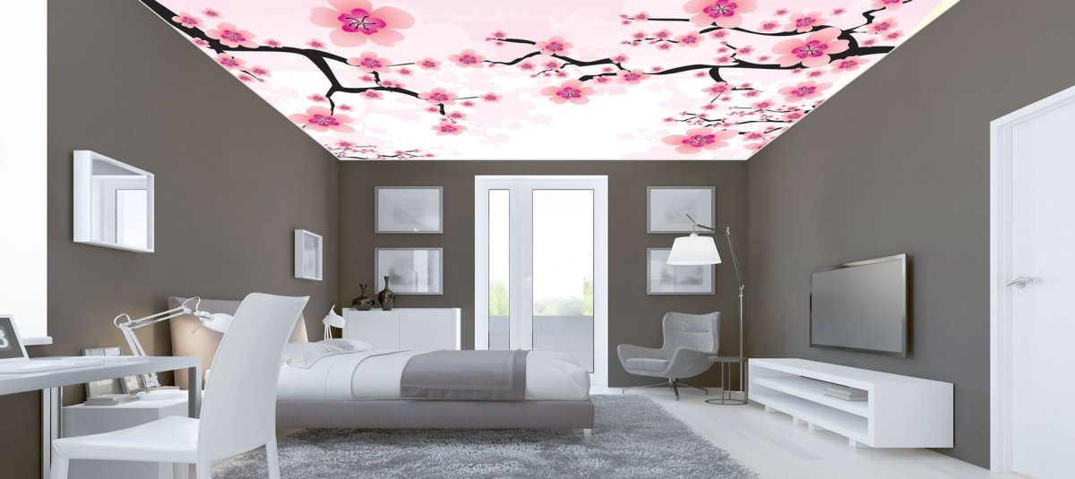 Искусственные растения в интерьере гостиной