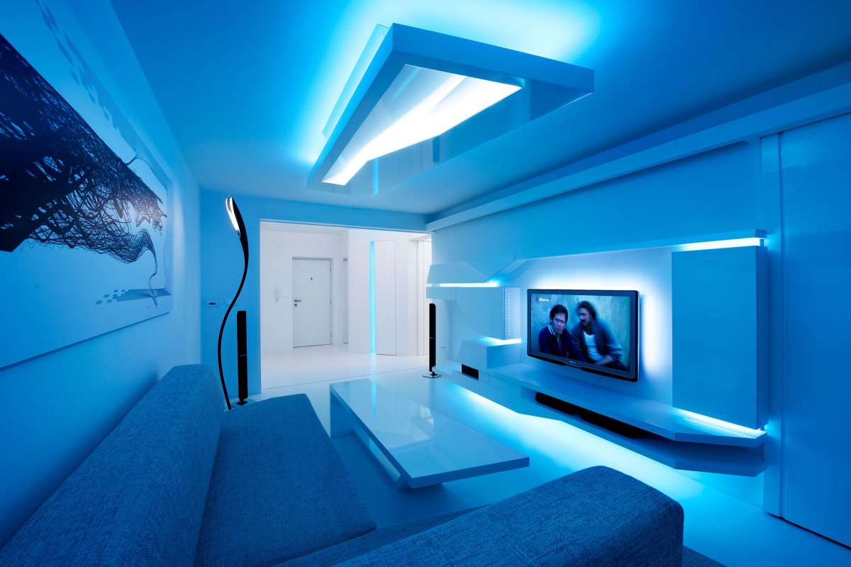 Комната с подсветкой