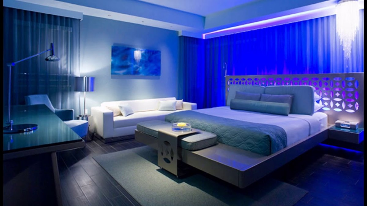 Неоновая подсветка натяжного потолка