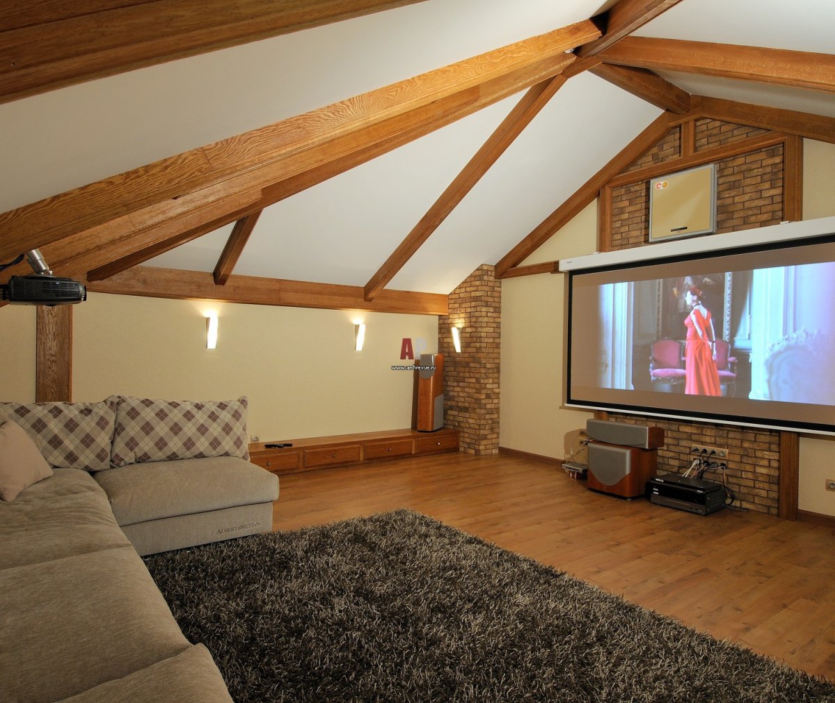Фахверк мансарда лофт