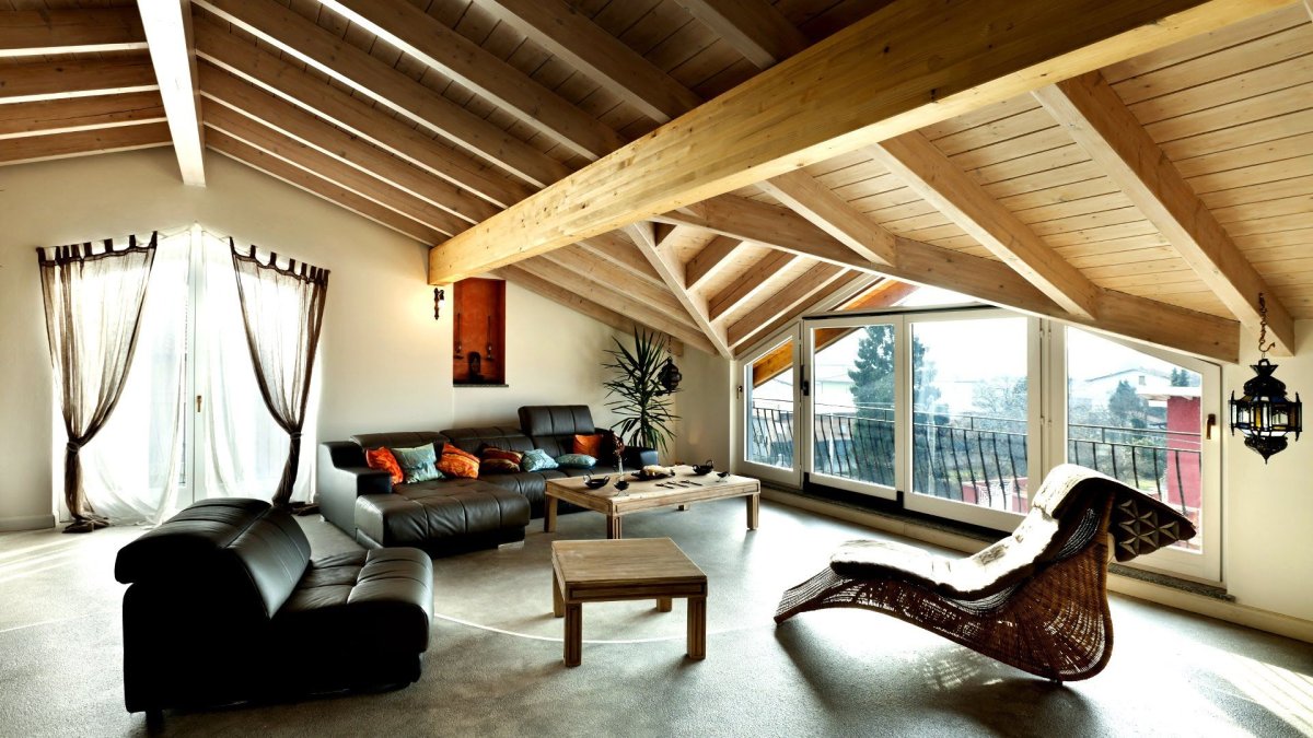 Фальшбалки мансарда мансарда