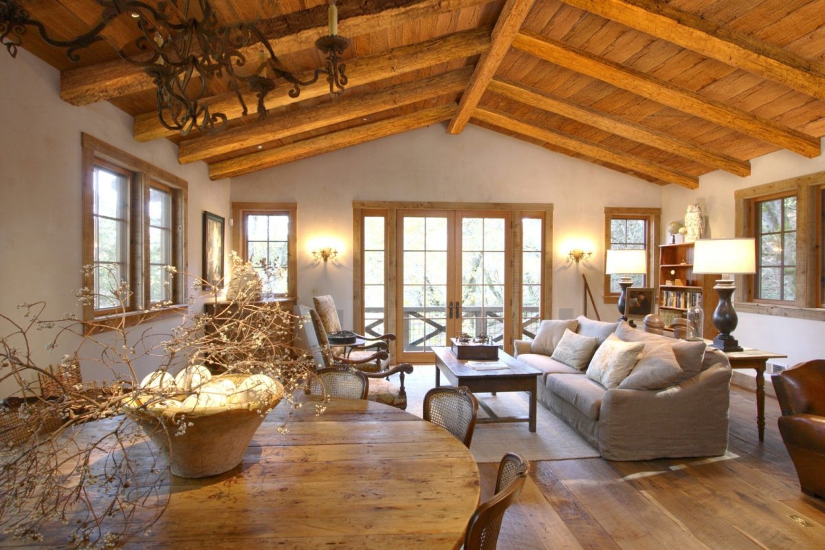 Фахверк Шале дом интерьер