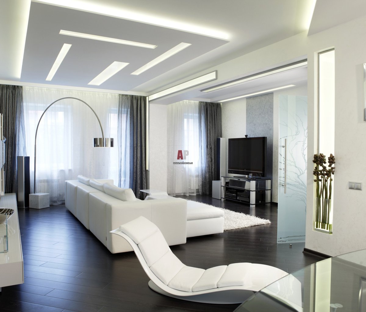 Потолок в интерьере