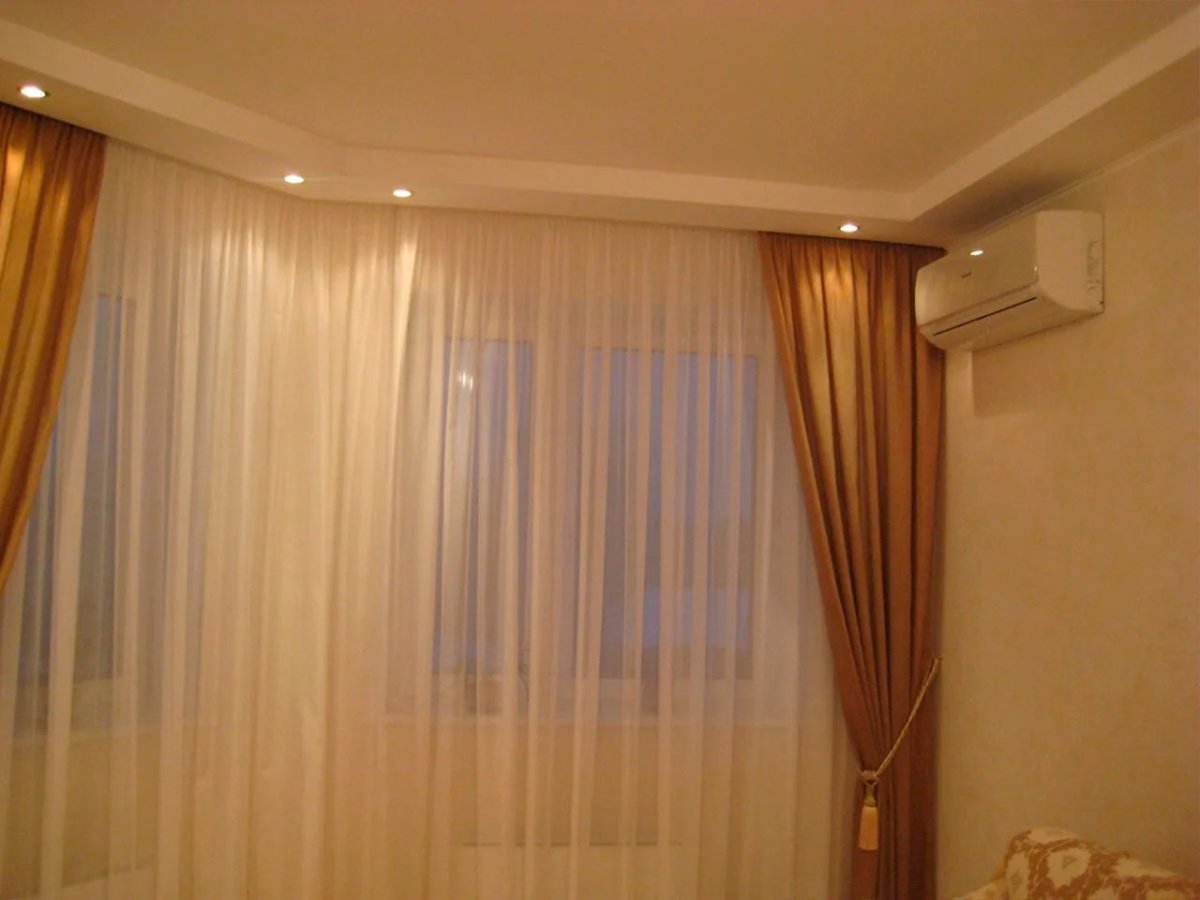 Скрытый карниз для штор