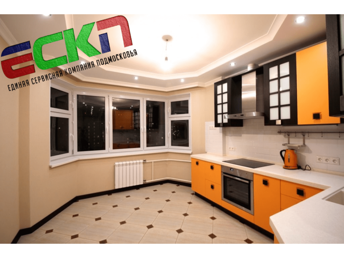 Потолок кухни в классическом стиле