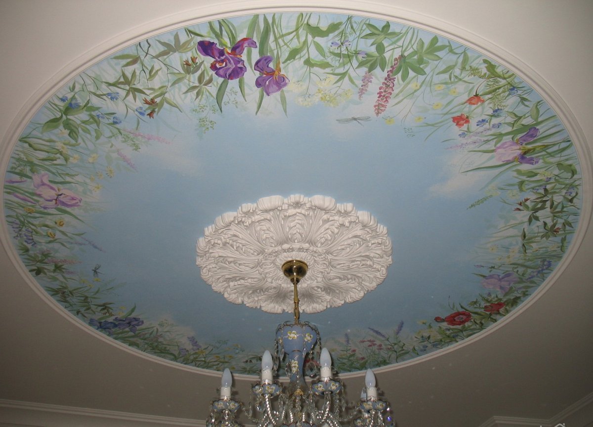 Разрисованный потолок