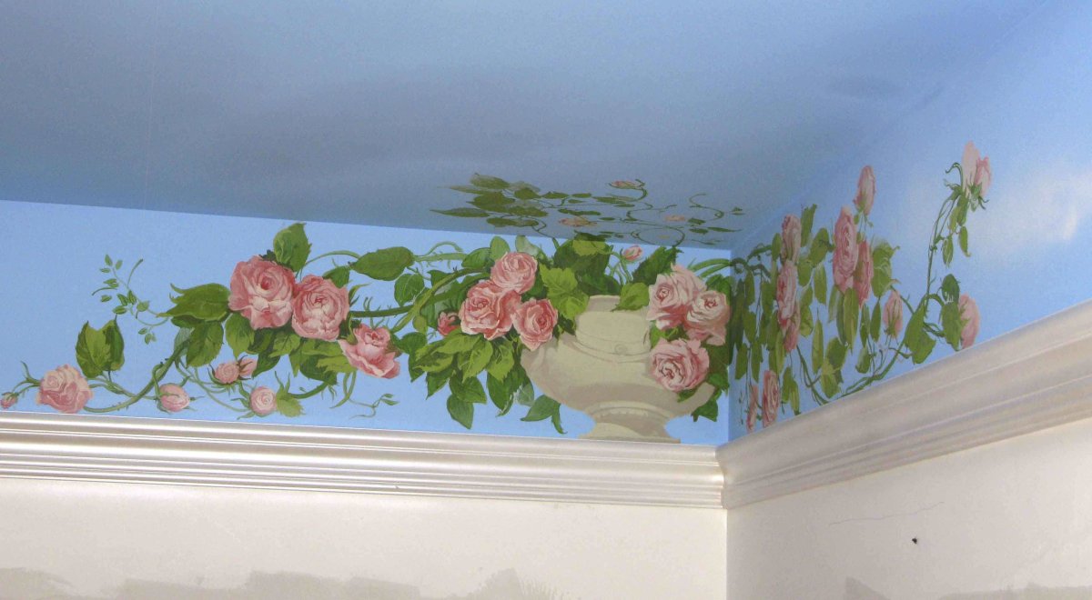 Аппликация на потолок