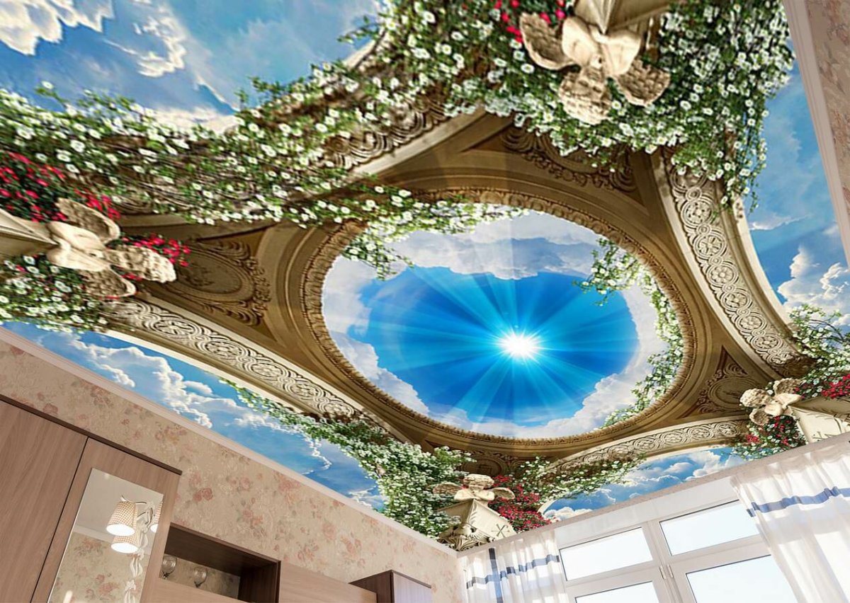 Разрисованный потолок