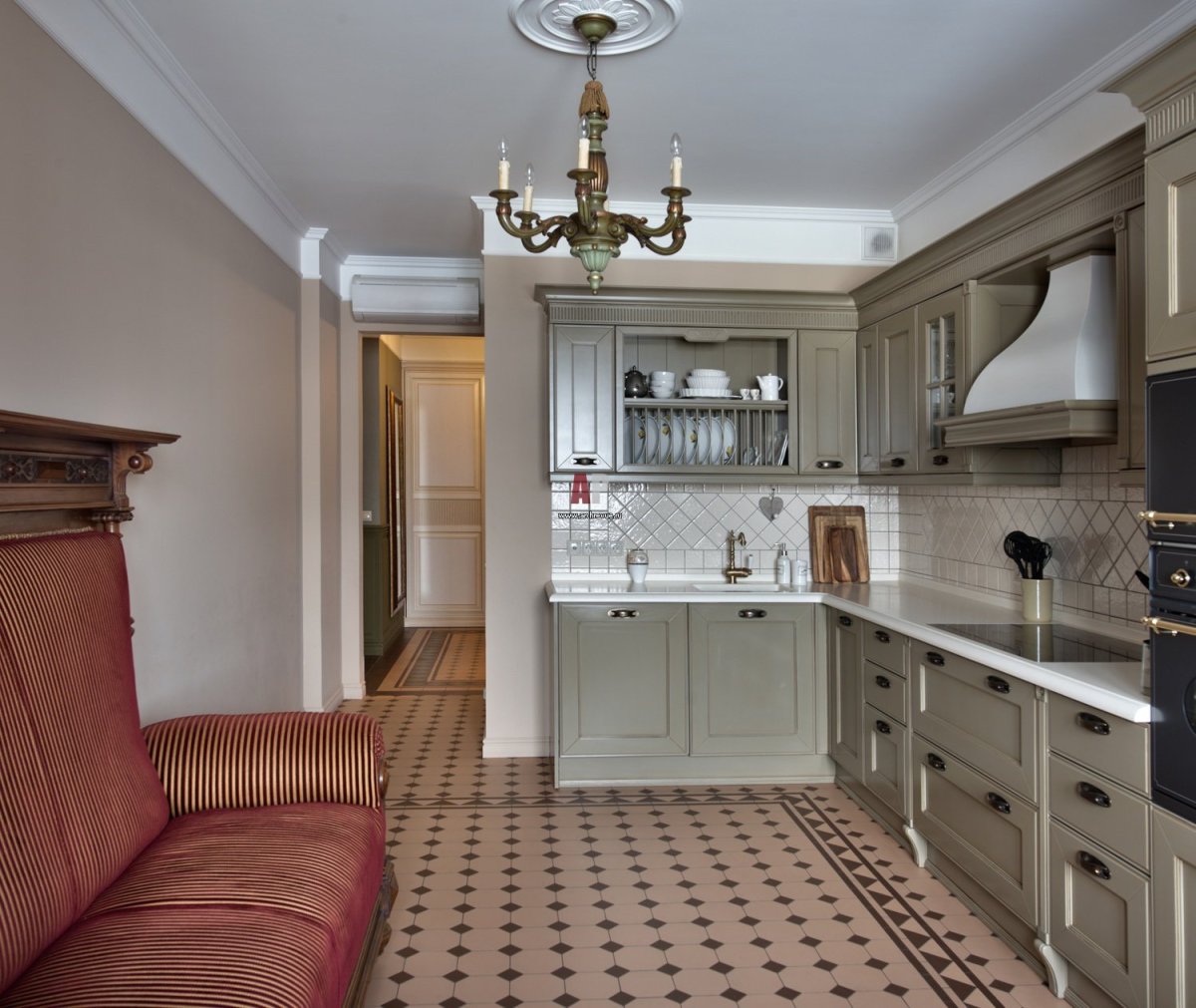 Кухня в стиле сталинский Ампир