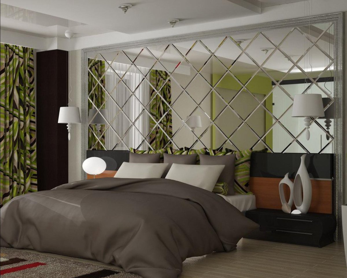 Зеркальная плитка с фацетом 10мм ДСТ