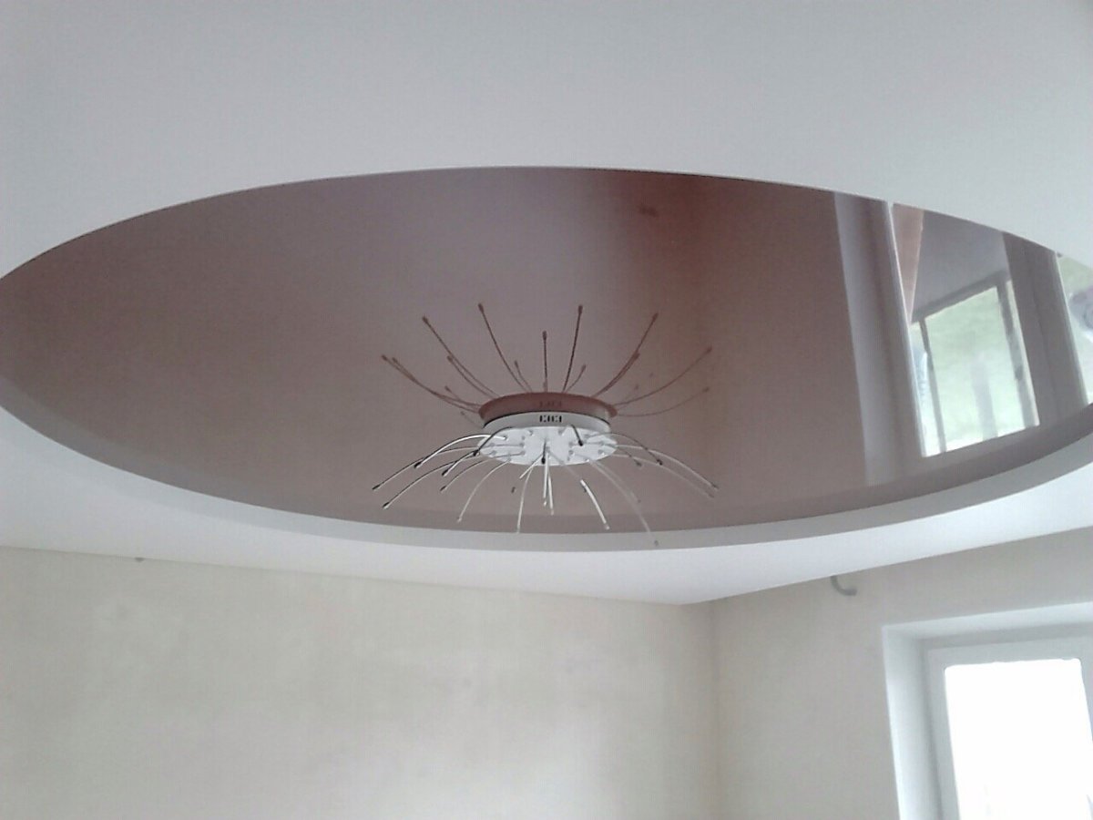 Овальный потолок из гипсокартона