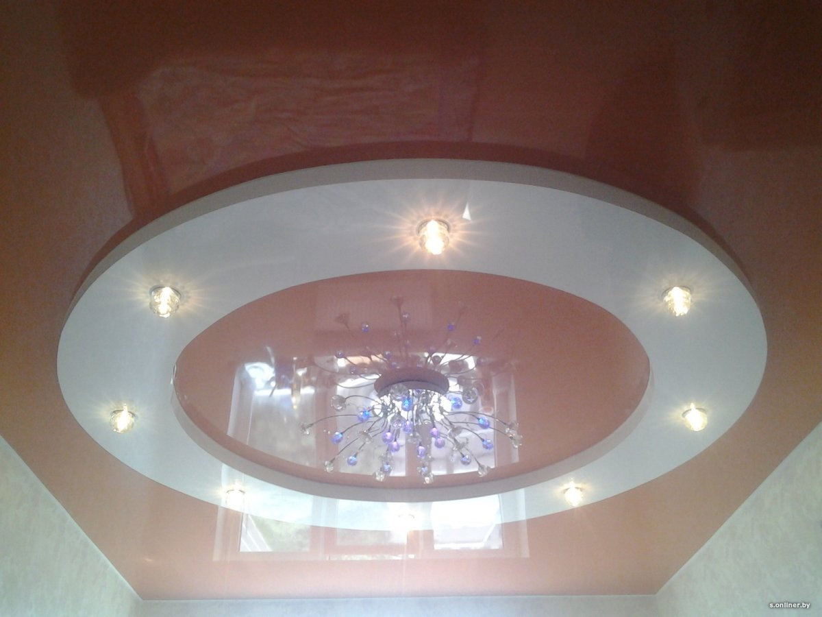 Круглый натяжной потолок