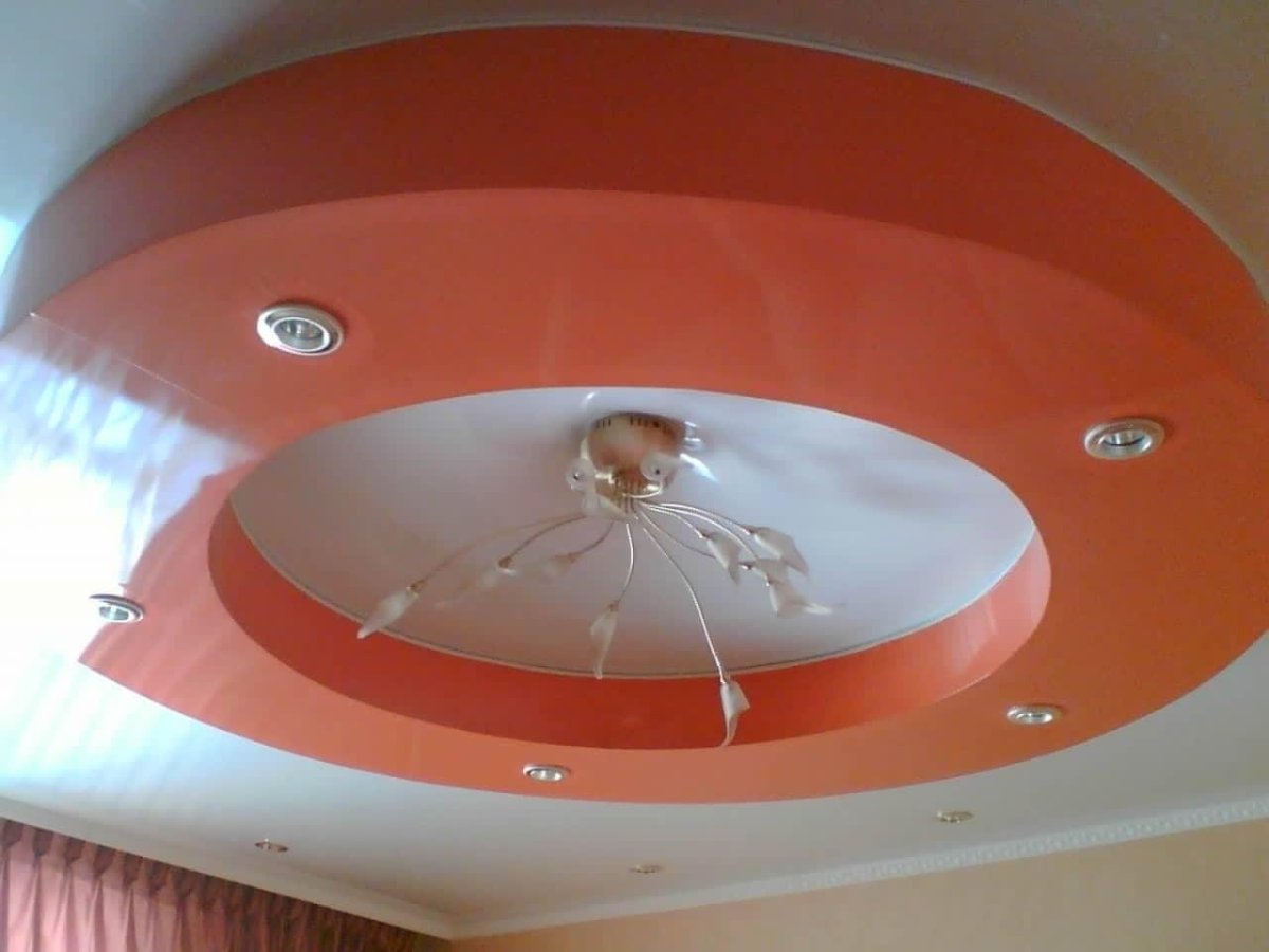 Круглый потолок в детской