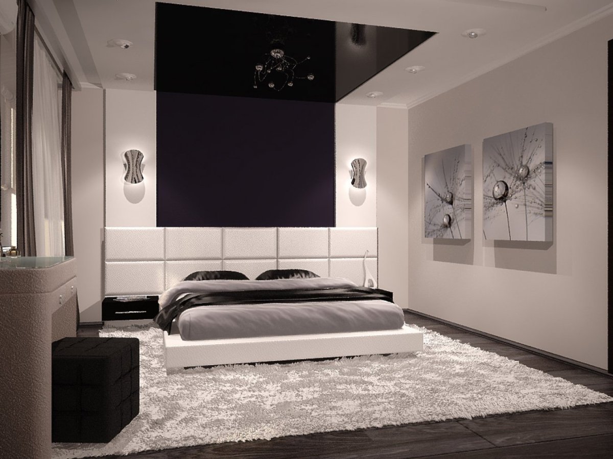 Потолок звездное небо в спальне